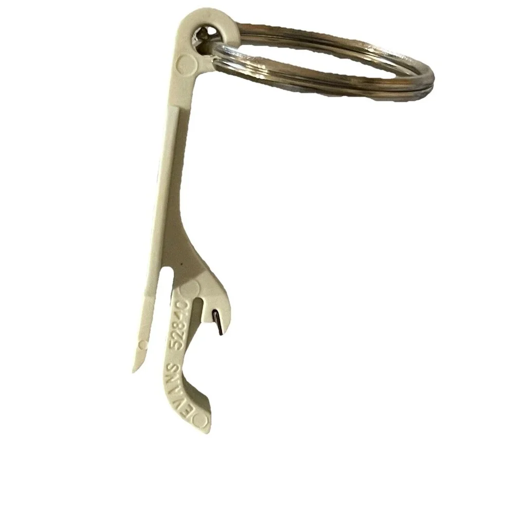VTG Rolling‎ Rock Beer Bottle Opener Keychain 1980s